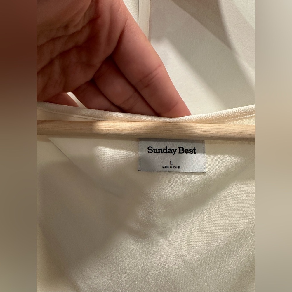 Aritzia Sunday Best Letti Dress, Whisper White - Picture 12 of 16